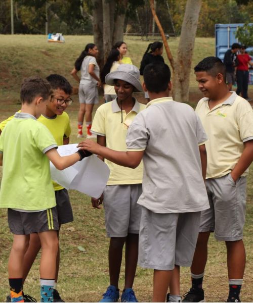 Students on the Playground